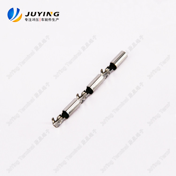 批发现货4.5金手指子弹头端子 铜镀锡 车用电池公母端子 量大优惠