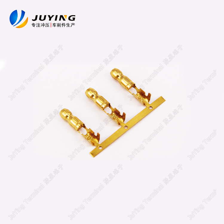 批发现货4.5子弹头端子 汽车电池金手指端子 适用14-24号电线