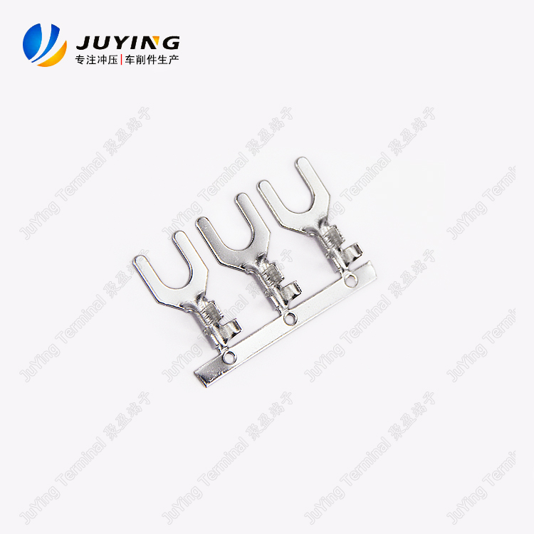 批发现货3.2 3.7 4.2 4.3 5.2 6.4 8.4 U形 分叉端子 铜镀锡