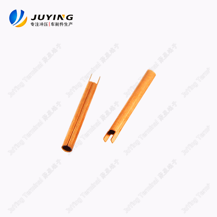 批发2.3铜套 母座端子 20MM长铜管端子 磷铜管端子 圆形PCB